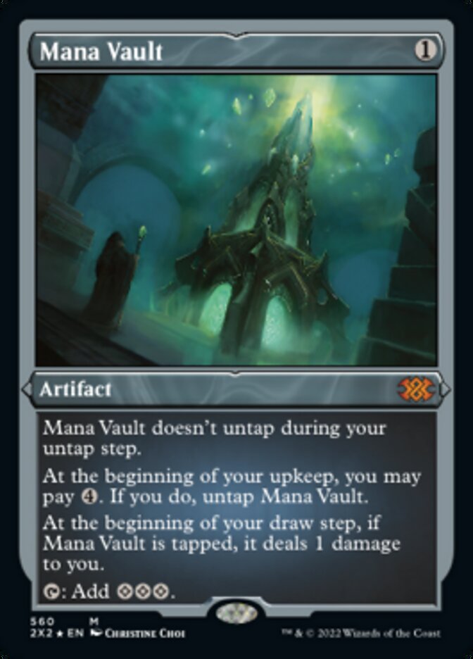 Mana Vault (Foil Etched) [Double Masters 2022] | Rook's Games and More