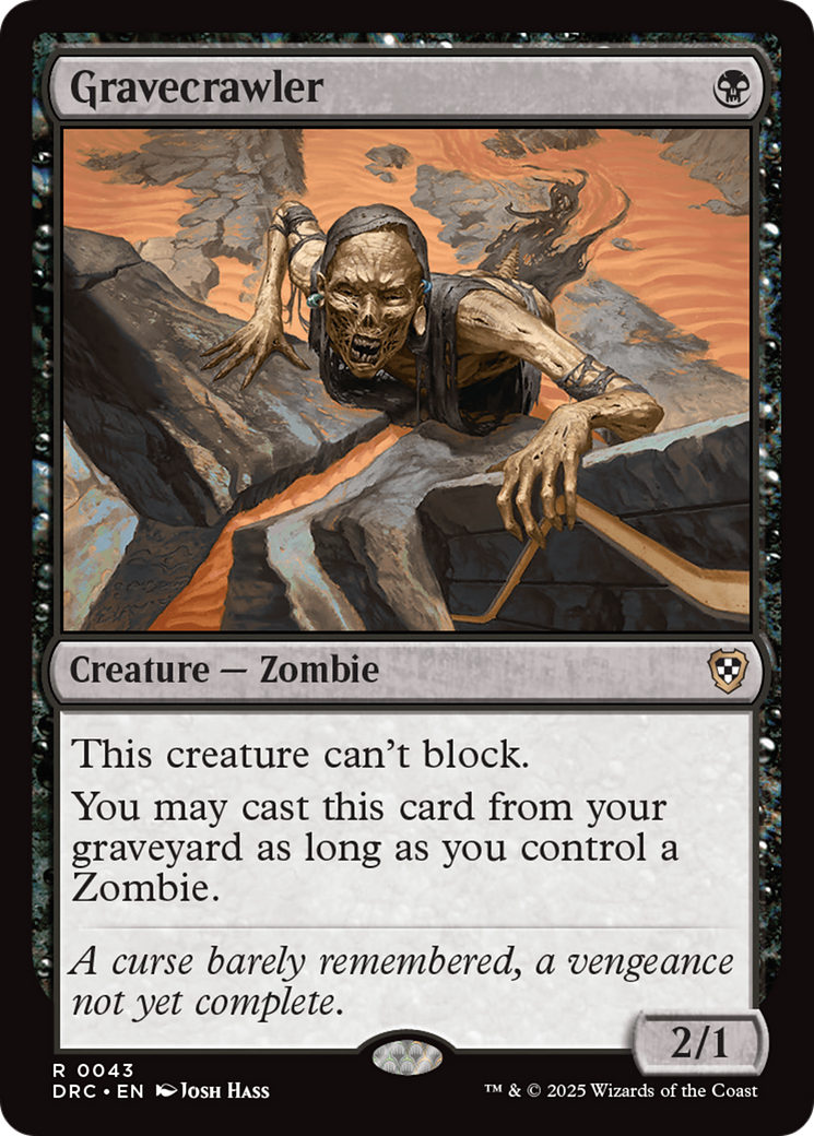 Gravecrawler [Aetherdrift Commander] | Rook's Games and More