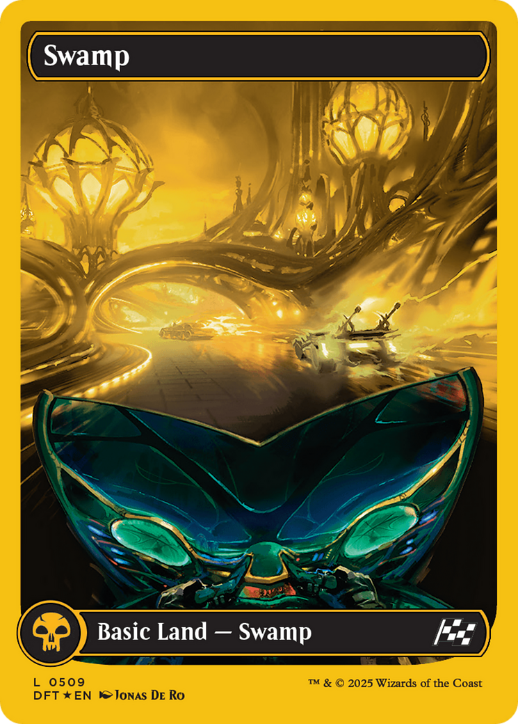 Swamp (0509) (First-Place Foil) [Aetherdrift] | Rook's Games and More