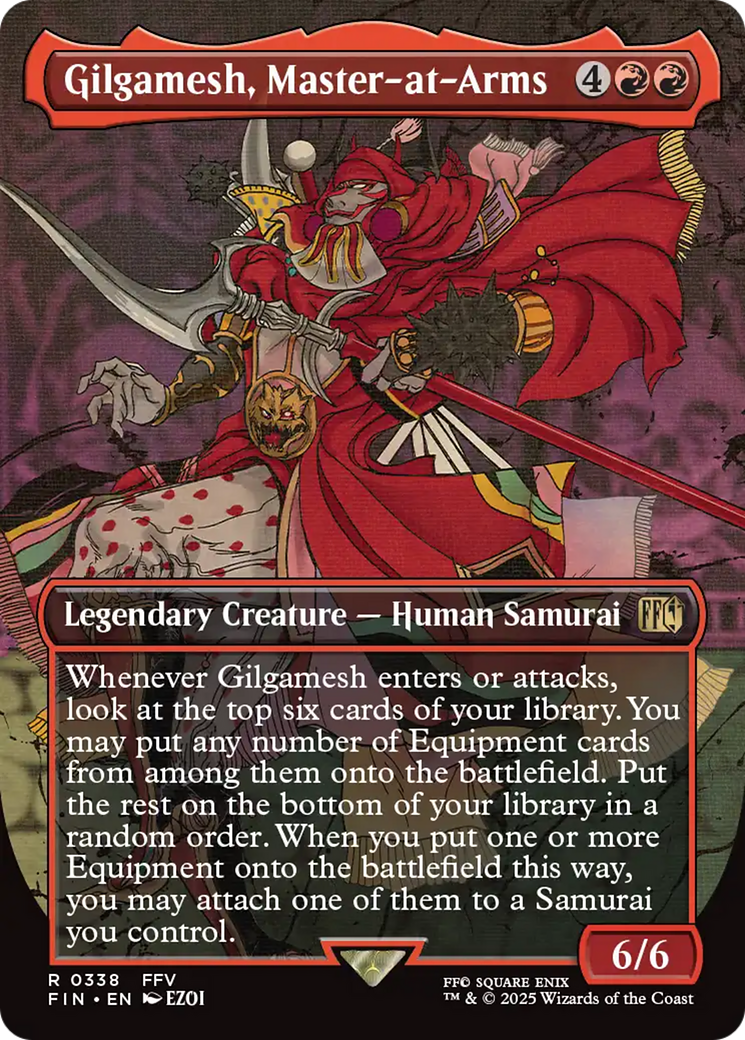Gilgamesh, Master-at-Arms (Borderless) [FINAL FANTASY] | Rook's Games and More