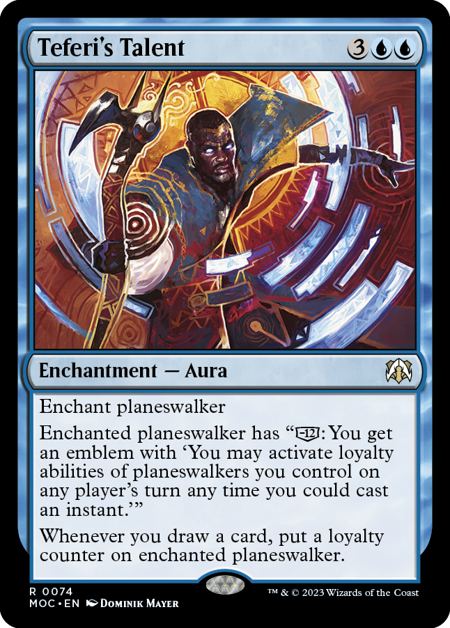 Teferi's Talent [March of the Machine Commander] | Rook's Games and More