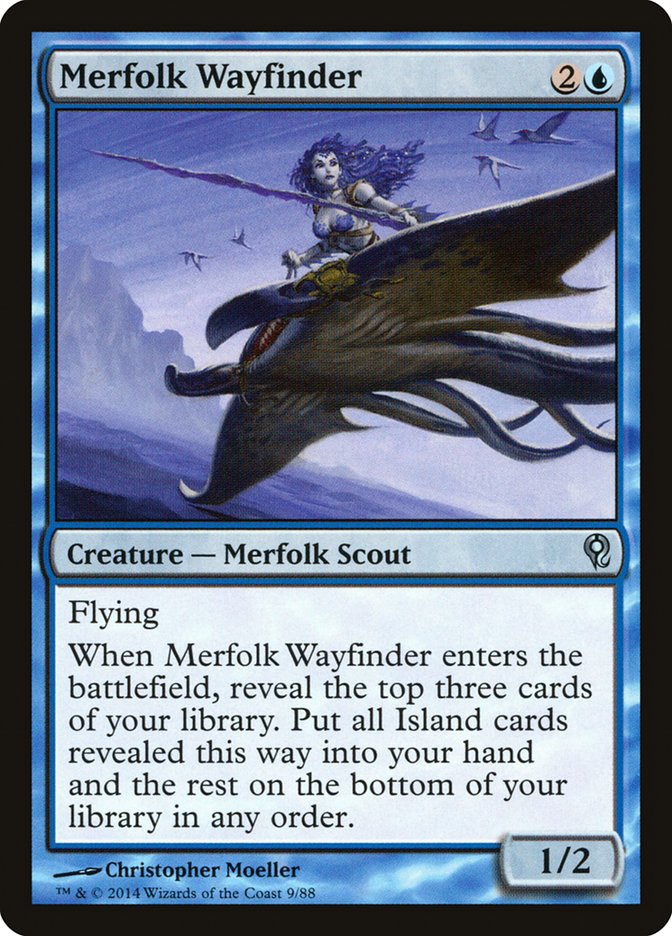 Merfolk Wayfinder [Duel Decks: Jace vs. Vraska] | Rook's Games and More