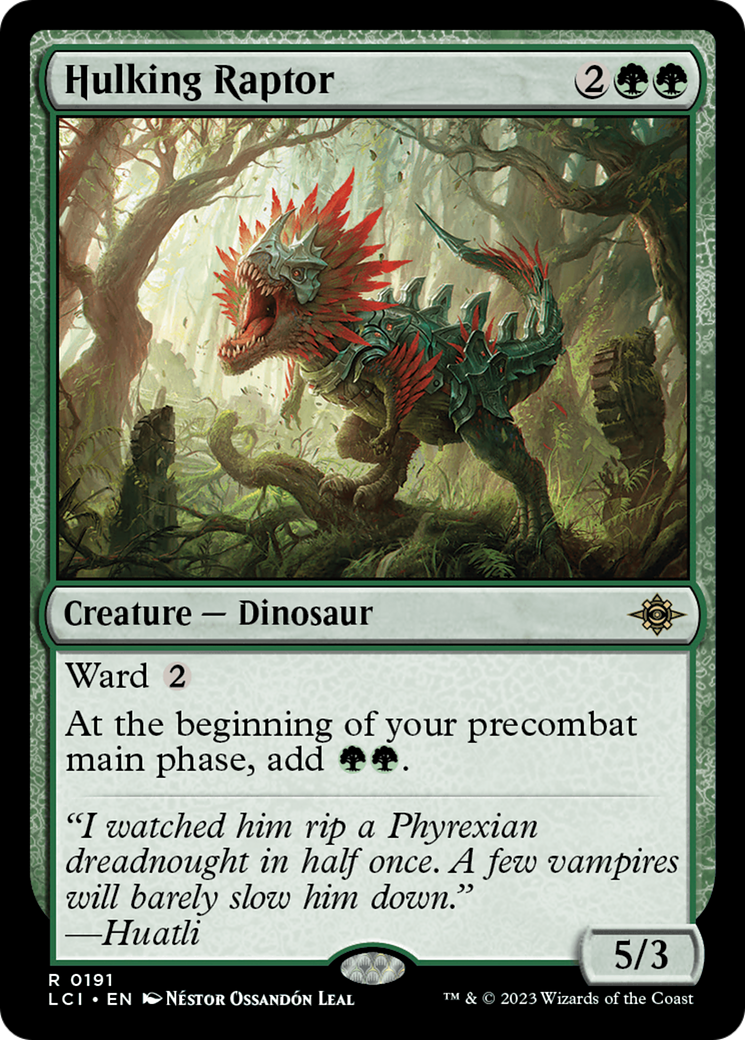 Hulking Raptor [The Lost Caverns of Ixalan] | Rook's Games and More