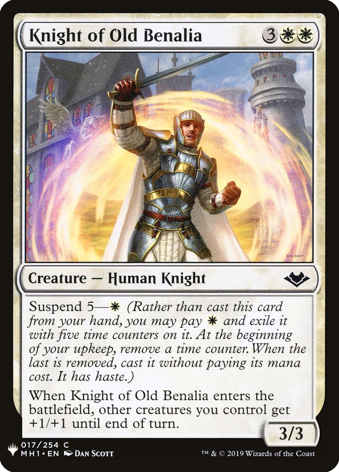 Knight of Old Benalia [Mystery Booster] | Rook's Games and More