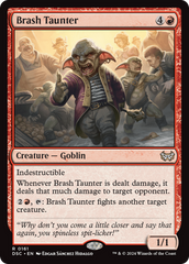 Brash Taunter [Duskmourn: House of Horror Commander] | Rook's Games and More