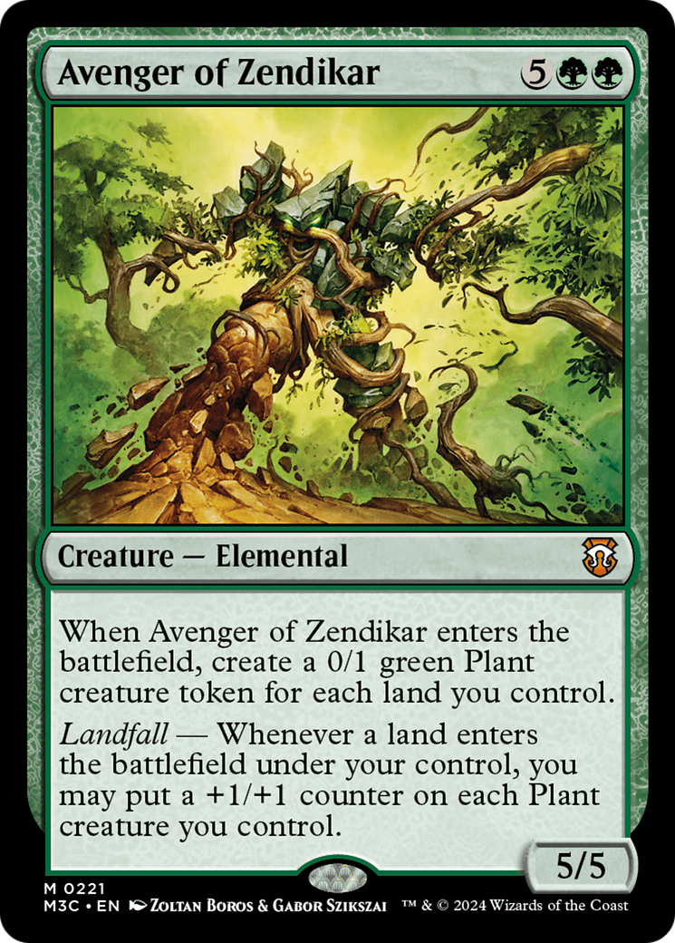 Avenger of Zendikar (Ripple Foil) [Modern Horizons 3 Commander] | Rook's Games and More