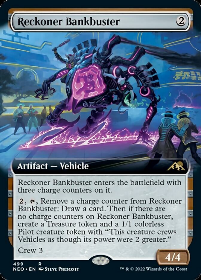 Reckoner Bankbuster (Extended Art) [Kamigawa: Neon Dynasty] | Rook's Games and More