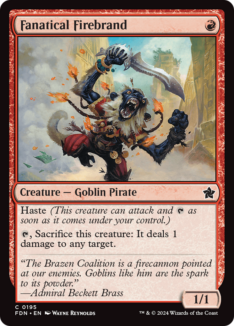 Fanatical Firebrand [Foundations] | Rook's Games and More