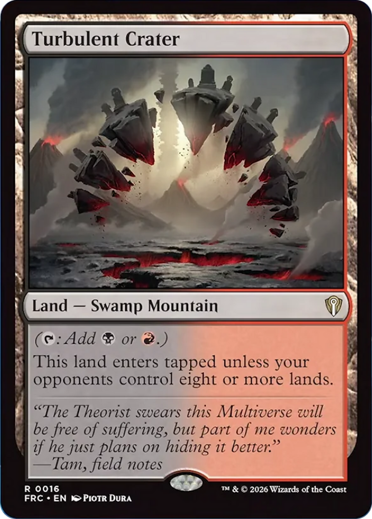 Turbulent Crater [Reality Fracture Commander] | Rook's Games and More