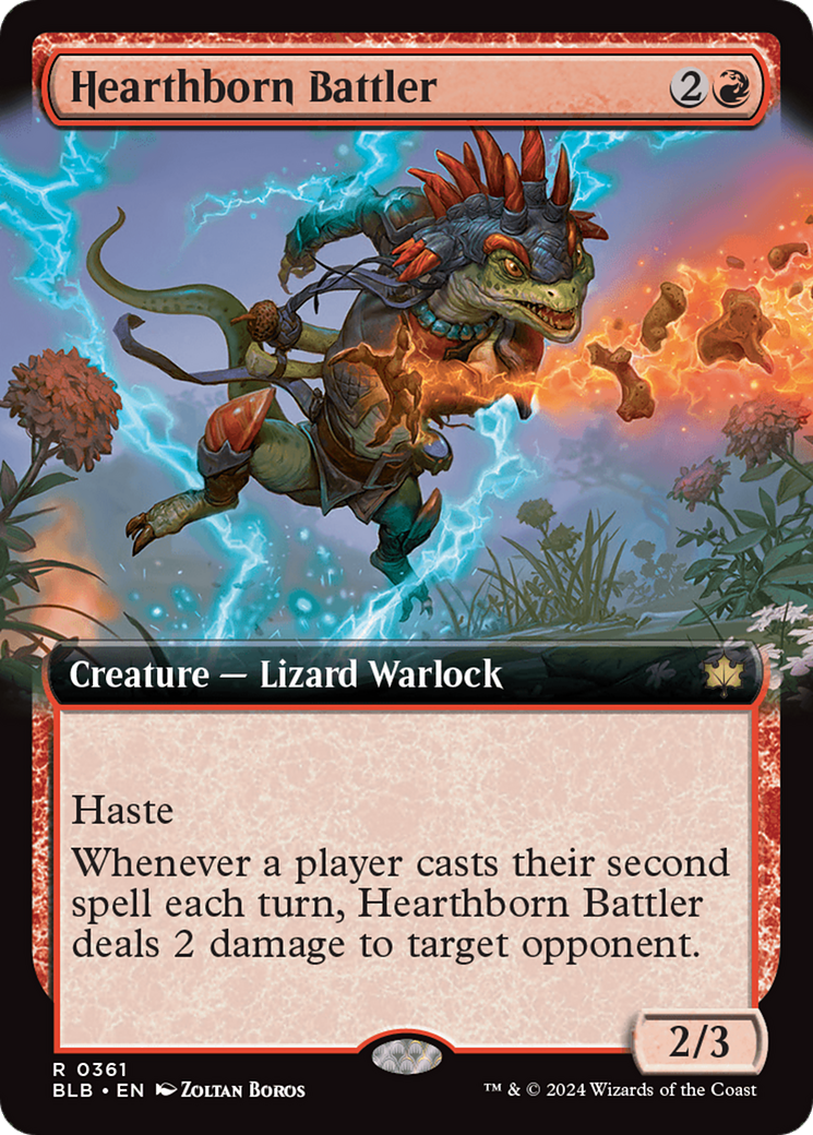 Hearthborn Battler (Extended Art) [Bloomburrow] | Rook's Games and More