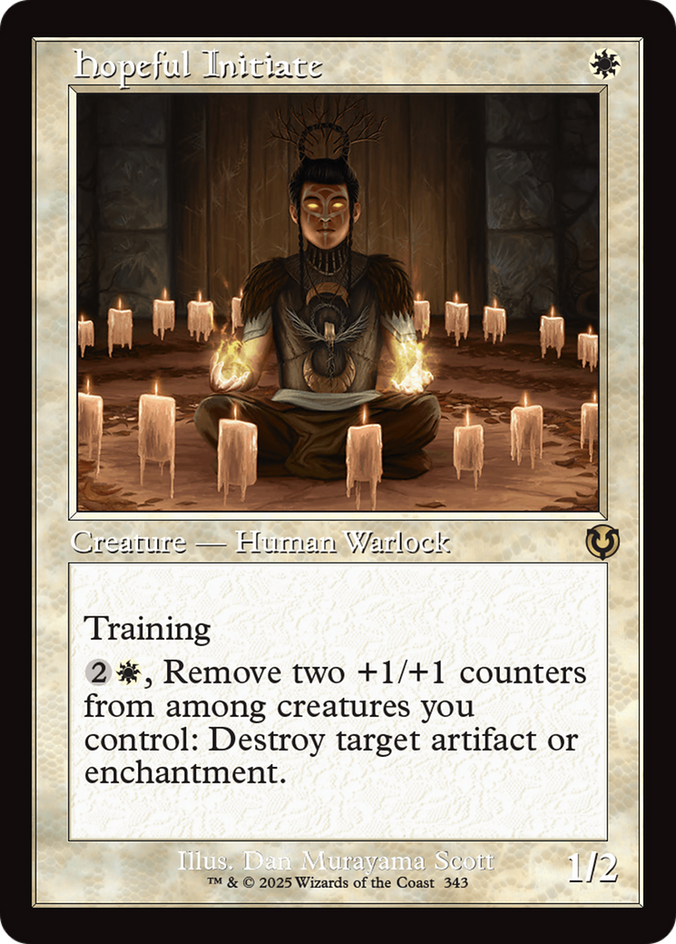 Hopeful Initiate (Retro Frame) [Innistrad Remastered] | Rook's Games and More