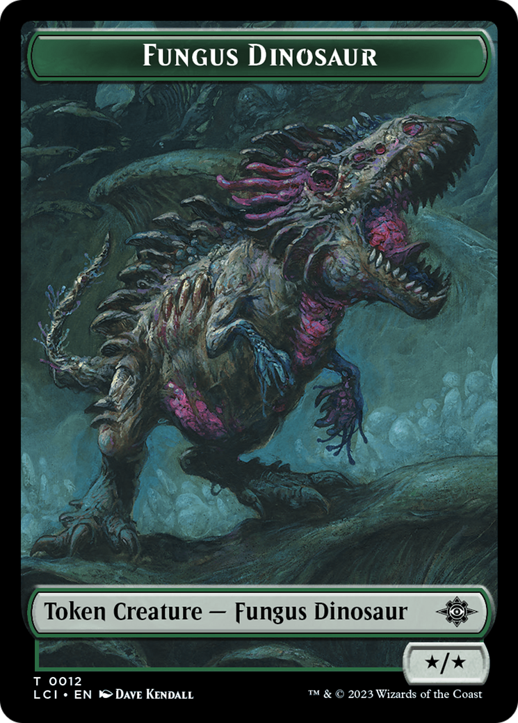 Fungus Dinosaur // Skeleton Pirate Double-Sided Token [The Lost Caverns of Ixalan Tokens] | Rook's Games and More