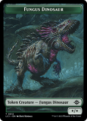 Fungus Dinosaur // Dinosaur (0001) Double-Sided Token [The Lost Caverns of Ixalan Tokens] | Rook's Games and More