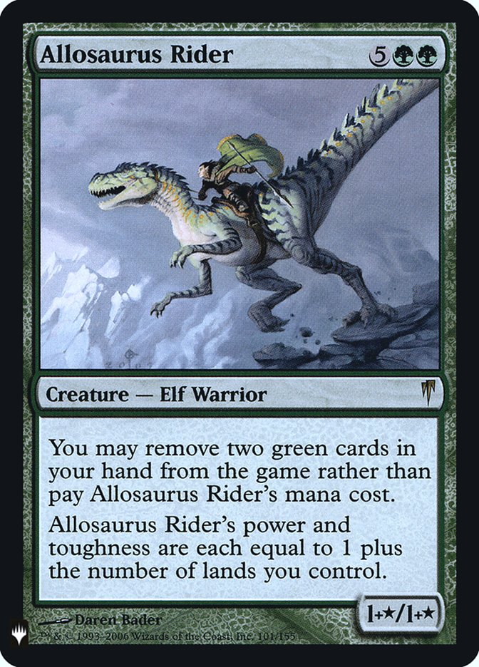 Allosaurus Rider [Mystery Booster] | Rook's Games and More