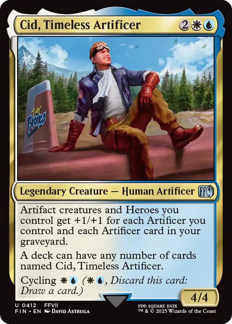 Cid, Timeless Artificer (0412) [FINAL FANTASY] | Rook's Games and More