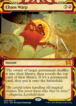 Chaos Warp (Foil Etched) [Strixhaven: Mystical Archive] | Rook's Games and More