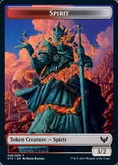Elemental // Spirit Double-Sided Token [Strixhaven: School of Mages Tokens] | Rook's Games and More