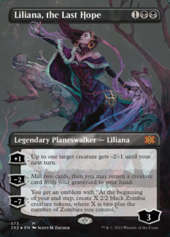 Liliana, the Last Hope (Textured Foil) [Double Masters 2022] | Rook's Games and More