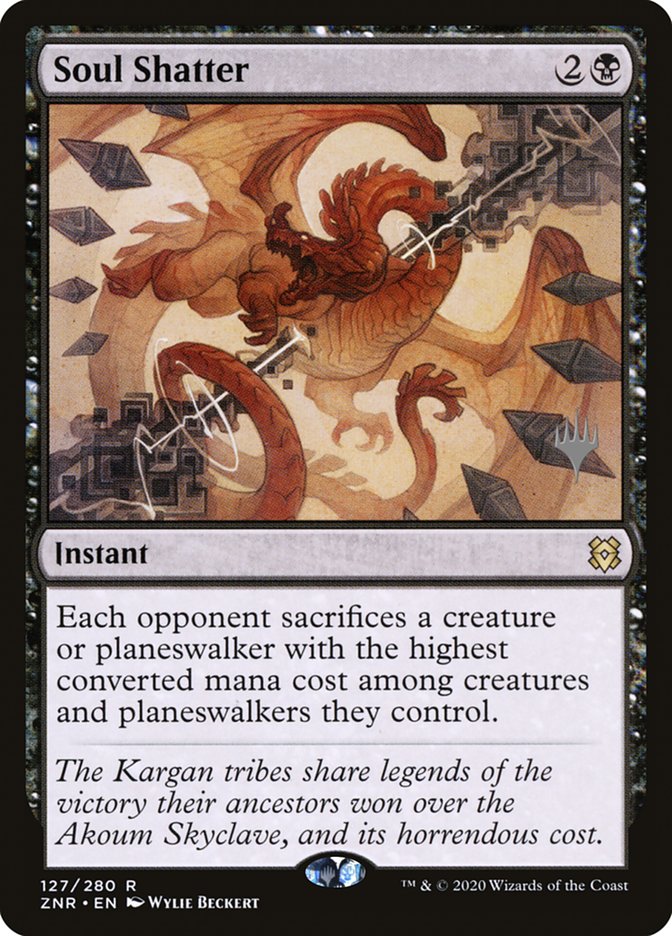 Soul Shatter (Promo Pack) [Zendikar Rising Promos] | Rook's Games and More
