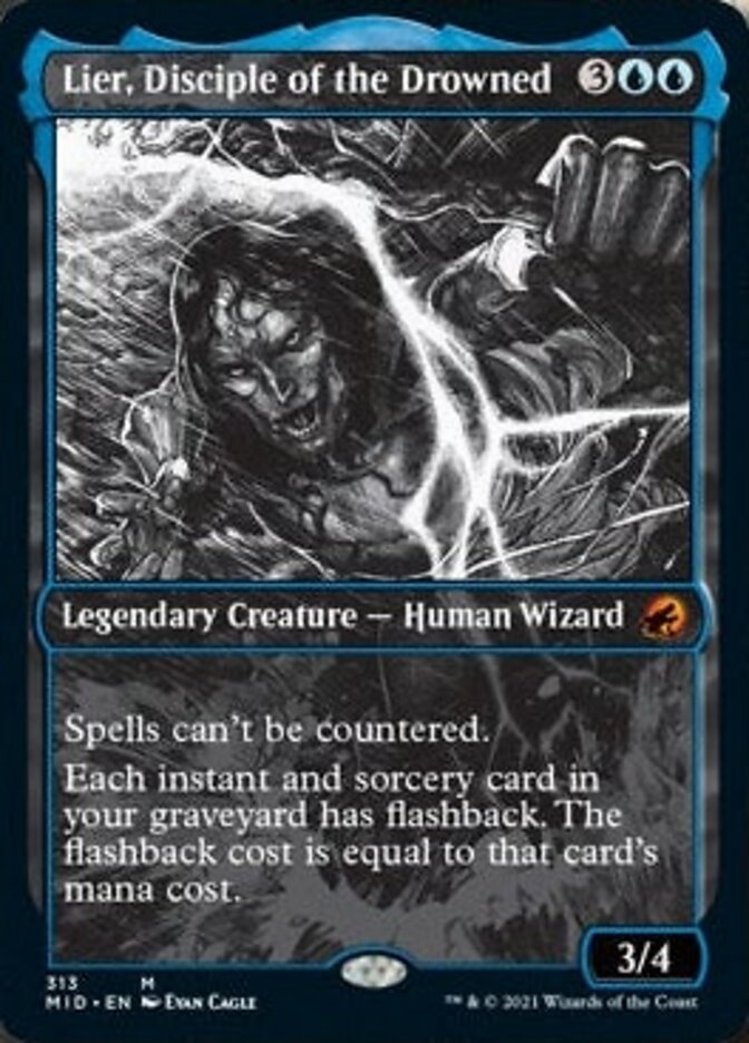 Lier, Disciple of the Drowned (Showcase Eternal Night) [Innistrad: Midnight Hunt] | Rook's Games and More