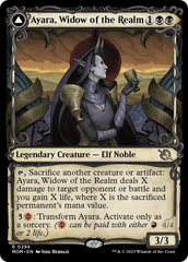 Ayara, Widow of the Realm // Ayara, Furnace Queen (Showcase Planar Booster Fun) [March of the Machine] | Rook's Games and More