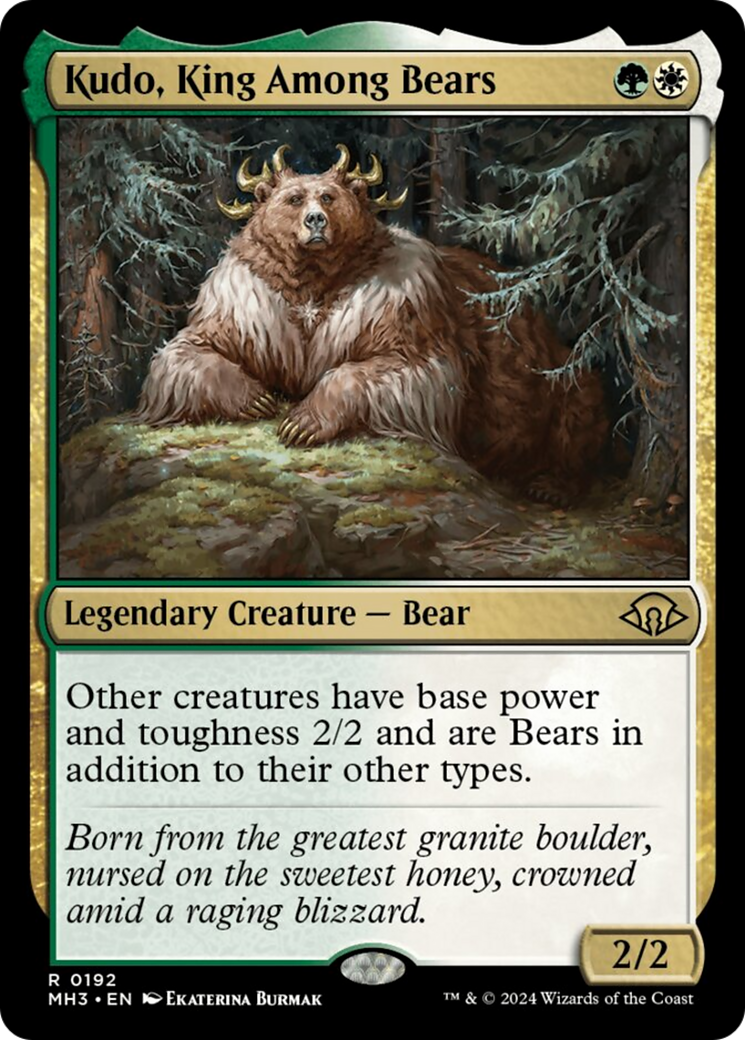 Kudo, King Among Bears [Modern Horizons 3] | Rook's Games and More