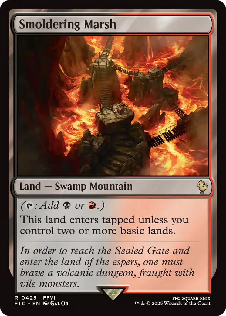 Smoldering Marsh [FINAL FANTASY Commander] | Rook's Games and More