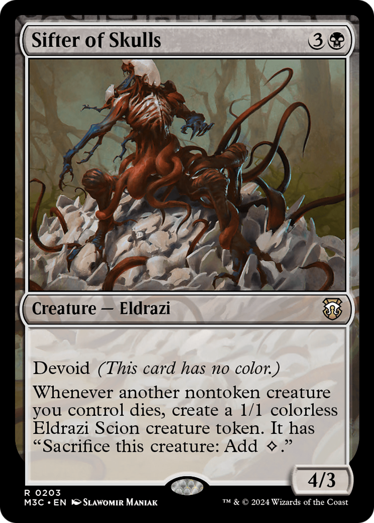 Sifter of Skulls (Ripple Foil) [Modern Horizons 3 Commander] | Rook's Games and More