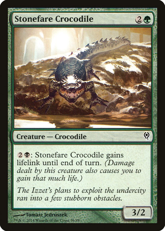 Stonefare Crocodile [Duel Decks: Jace vs. Vraska] | Rook's Games and More