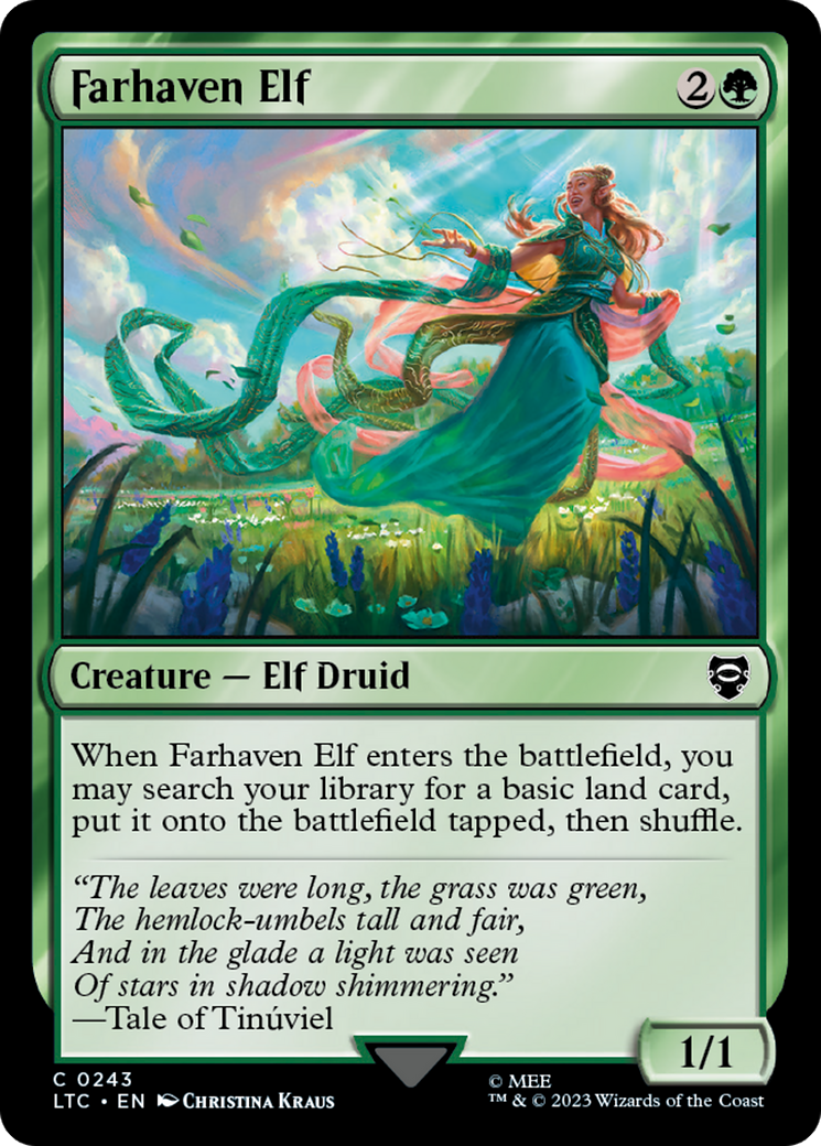 Farhaven Elf [The Lord of the Rings: Tales of Middle-Earth Commander] | Rook's Games and More