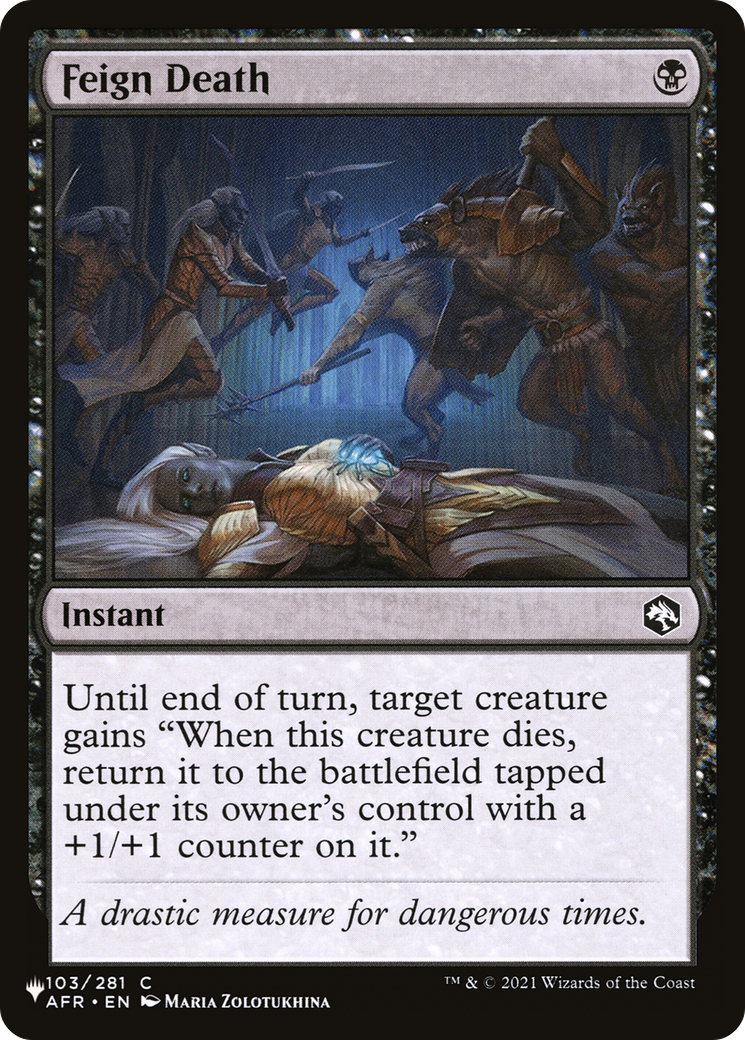 Feign Death [The List] | Rook's Games and More