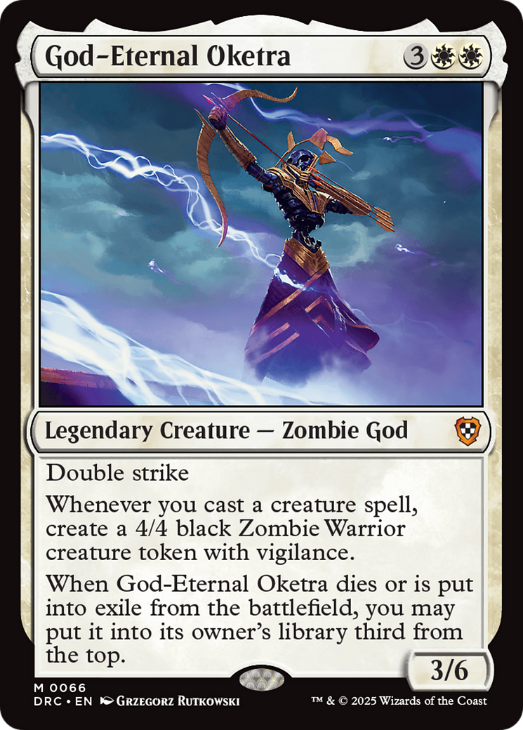 God-Eternal Oketra [Aetherdrift Commander] | Rook's Games and More