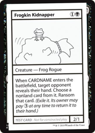 Frogkin Kidnapper (2021 Edition) [Mystery Booster Playtest Cards] | Rook's Games and More