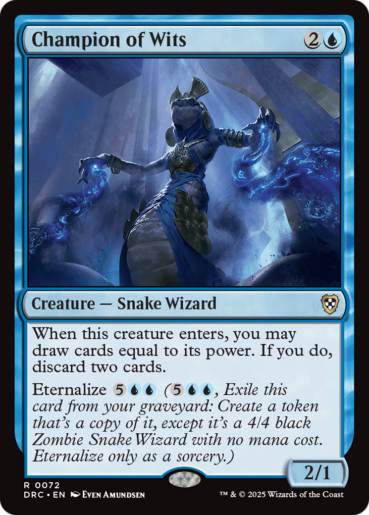 Champion of Wits [Aetherdrift Commander] | Rook's Games and More