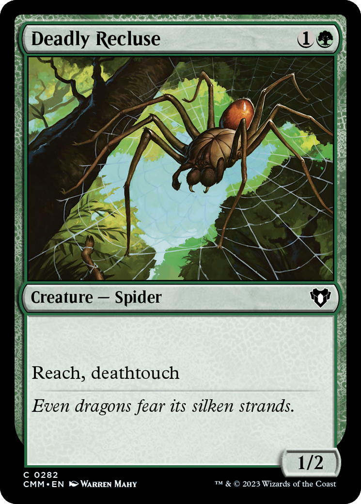 Deadly Recluse [Commander Masters] | Rook's Games and More