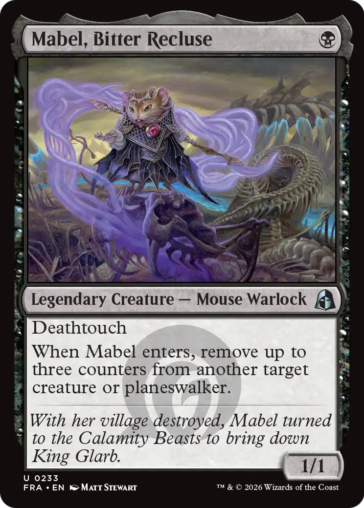 Mabel, Bitter Recluse [Reality Fracture] | Rook's Games and More