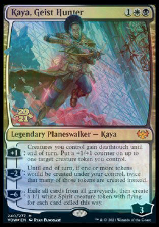 Kaya, Geist Hunter [Innistrad: Crimson Vow Prerelease Promos] | Rook's Games and More