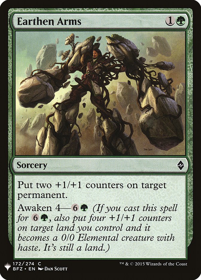 Earthen Arms [Mystery Booster] | Rook's Games and More