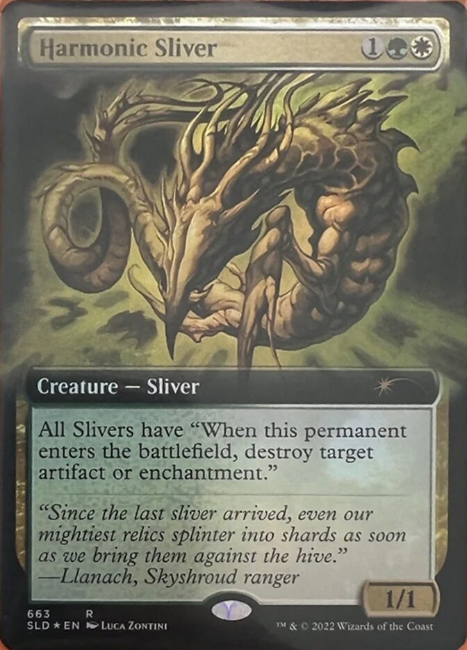 Harmonic Sliver (Extended Art) [Secret Lair Drop Promos] | Rook's Games and More