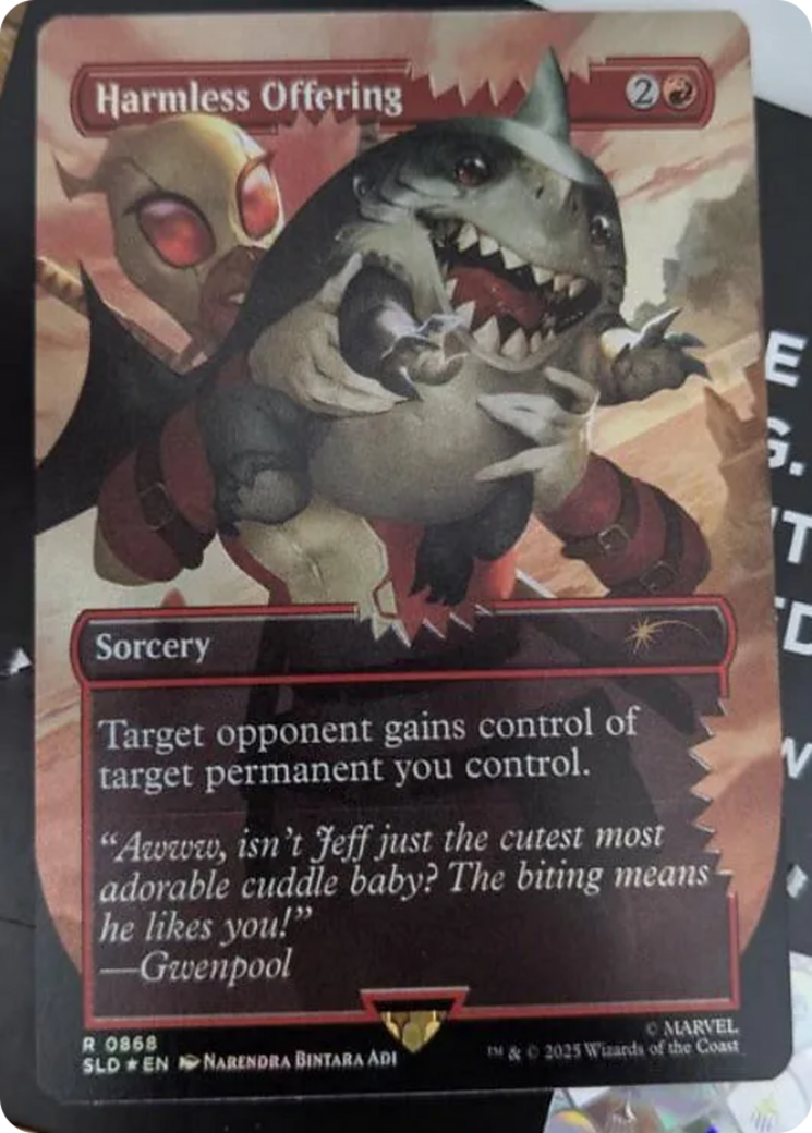 Harmless Offering (Rainbow Foil) [Secret Lair Drop Series] | Rook's Games and More