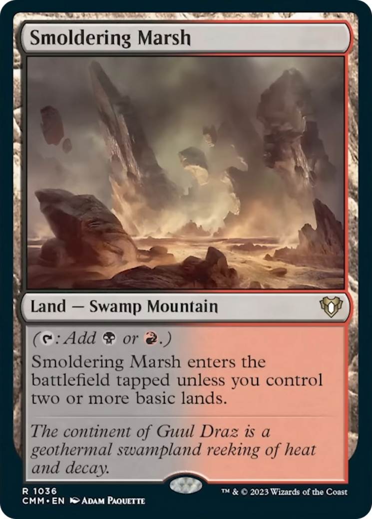 Smoldering Marsh [Commander Masters] | Rook's Games and More