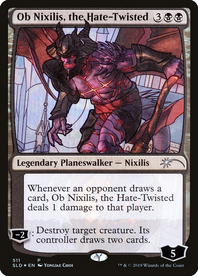 Ob Nixilis, the Hate-Twisted (Stained Glass) [Secret Lair Drop Promos] | Rook's Games and More