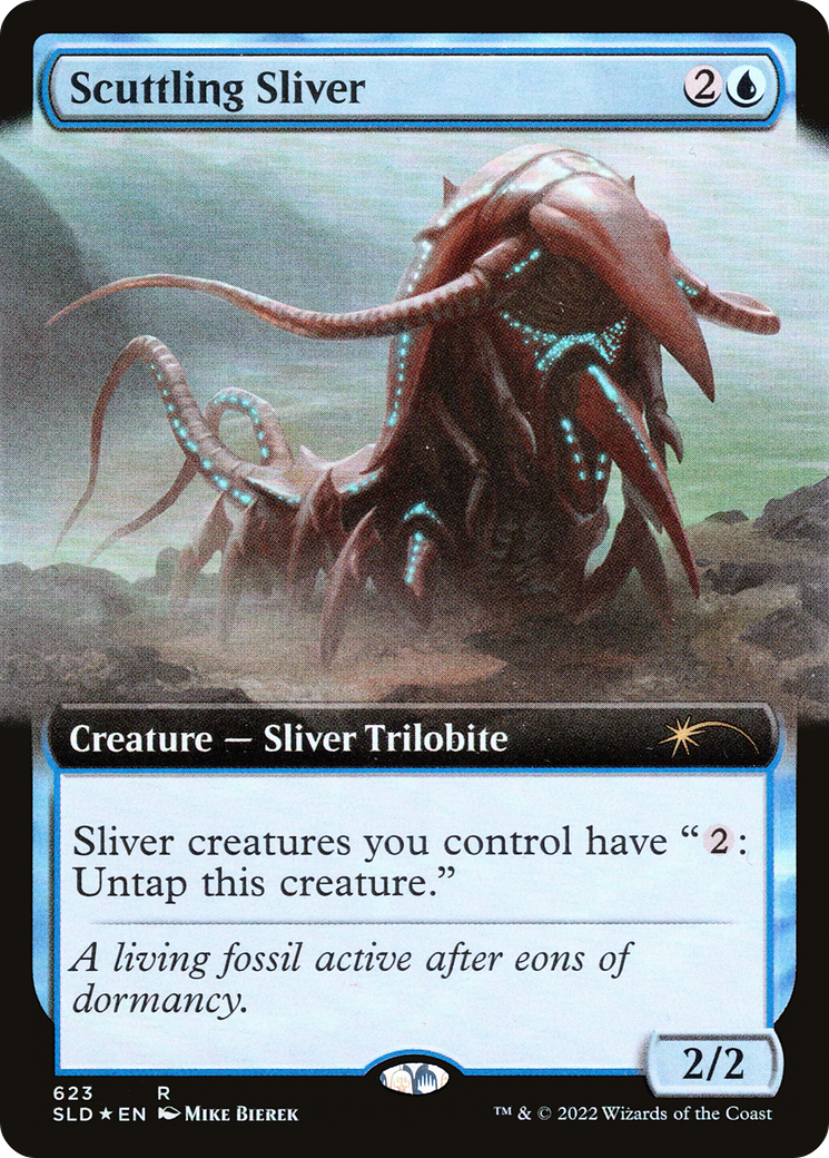 Scuttling Sliver (Extended Art) [Secret Lair Drop Promos] | Rook's Games and More