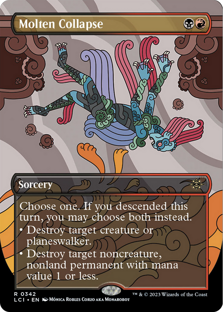 Molten Collapse (Borderless) [The Lost Caverns of Ixalan] | Rook's Games and More