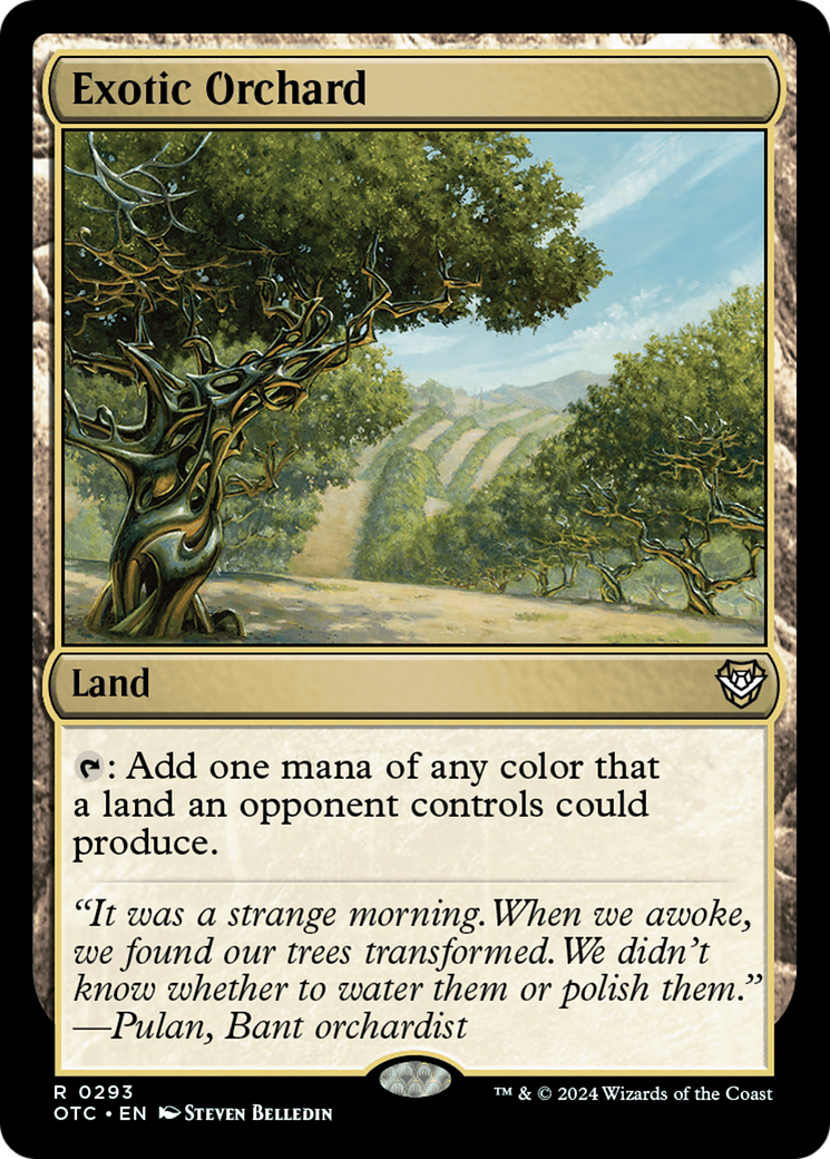 Exotic Orchard [Outlaws of Thunder Junction Commander] | Rook's Games and More