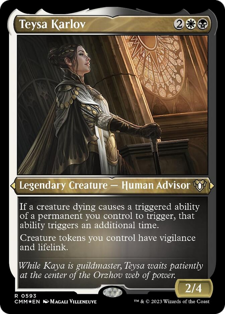 Teysa Karlov (Foil Etched) [Commander Masters] | Rook's Games and More