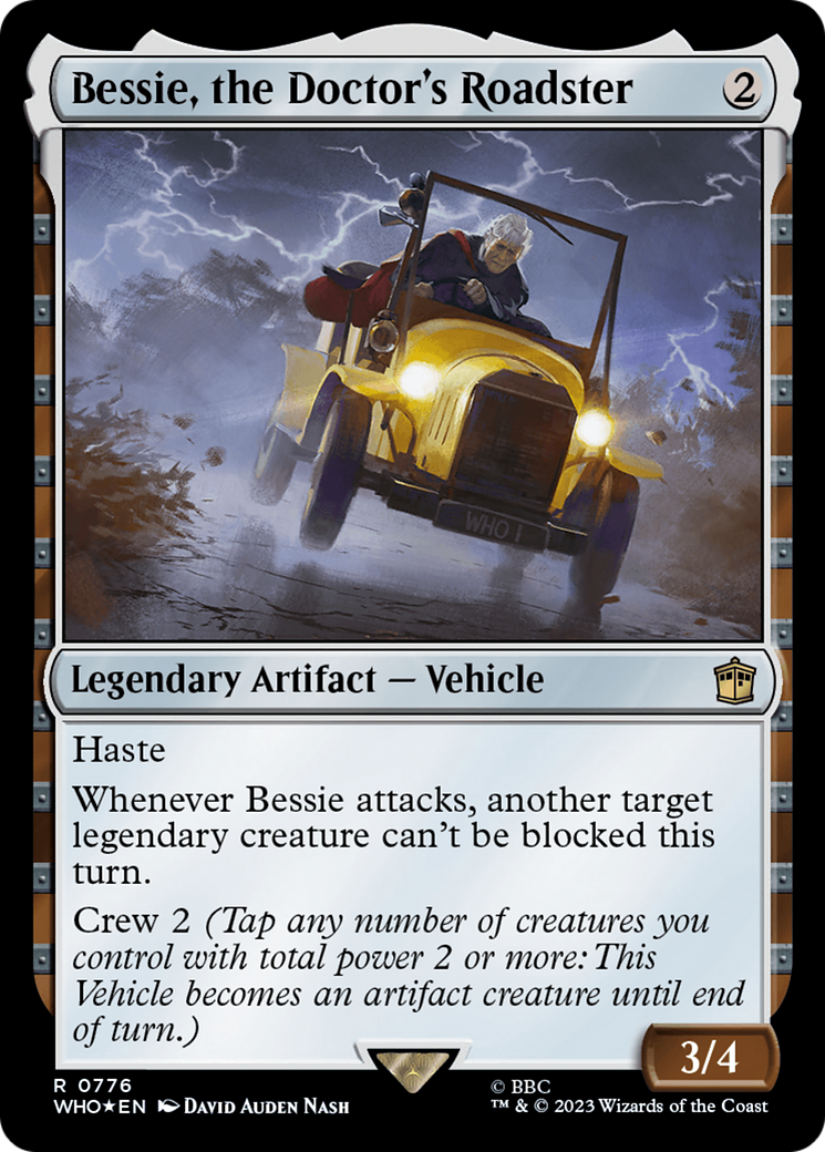 Bessie, the Doctor's Roadster (Surge Foil) [Doctor Who] | Rook's Games and More
