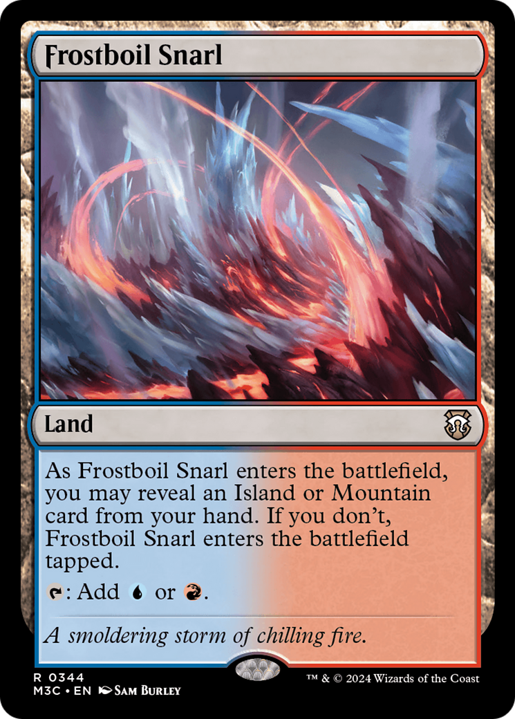 Frostboil Snarl (Ripple Foil) [Modern Horizons 3 Commander] | Rook's Games and More