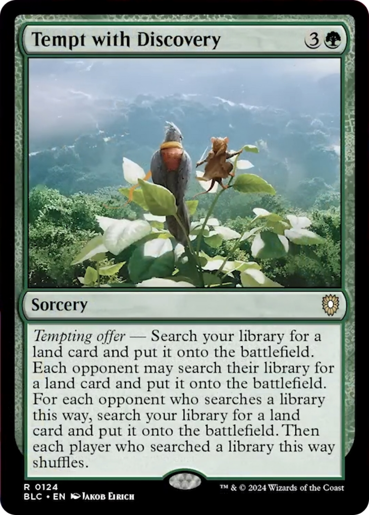 Tempt with Discovery [Bloomburrow Commander] | Rook's Games and More