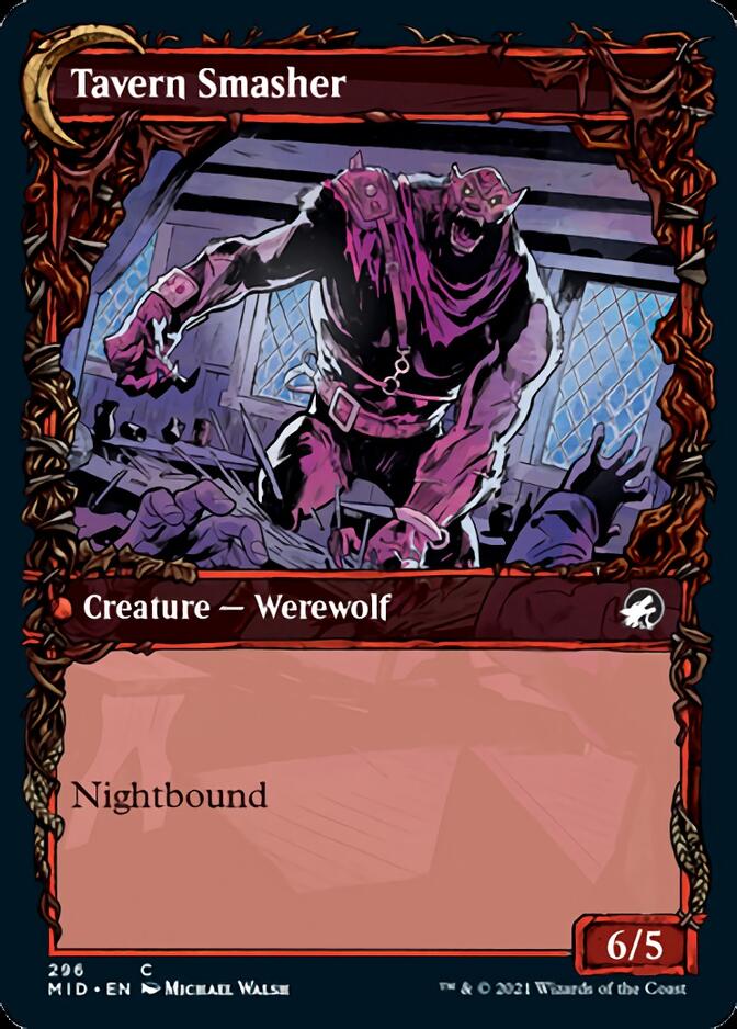 Tavern Ruffian // Tavern Smasher (Showcase Equinox) [Innistrad: Midnight Hunt] | Rook's Games and More